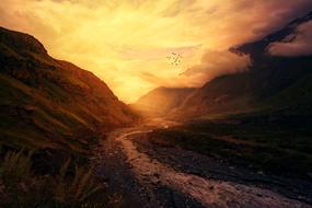 Mountain Highlands Cloud drawing