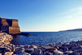 Naples Sea and tower