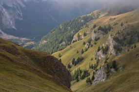unbelievably beautiful Dolomites Mountains View