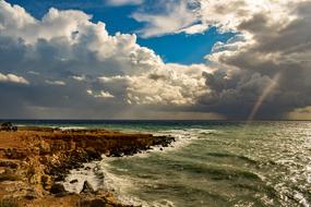 ravishing Rocky Coast Waves