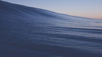 perfect Wave Blue Water