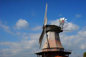 Dutch Windmill as historical architecture