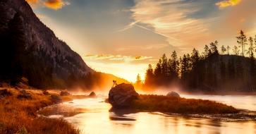 beautiful Yellowstone National Park