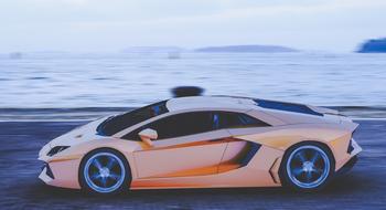 speed Lamborghini car