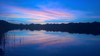 absolutely beautiful Sunset Sky lake