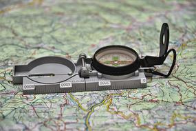 Compass Hiking map