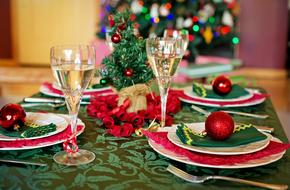 Christmas tree Table Dinner