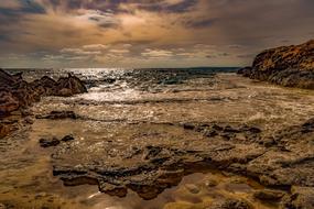 wonderful Sunset Cliff Coast