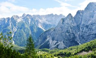 Julian Alps on a sunny day