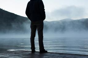 Alone man Lake