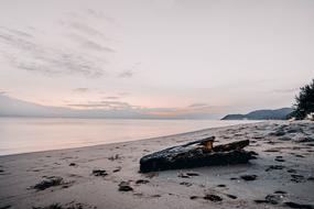 landscape of goodly Sea at twilight