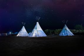 Teepee Night Sky
