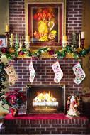 Christmas Fireplace decoration