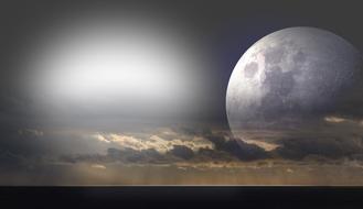 Moon Sea Clouds drawing