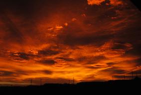 goodly Sunset Sky Red