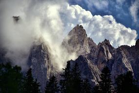 South Tyrol clouds