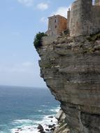 Sea Water and cliff in Corsica