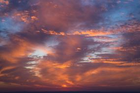 Clouds Evening Dusk
