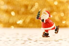 Santa Claus clay decoration