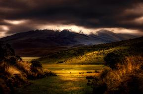 very beautiful Dusk Landscape