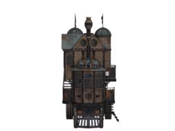lock fantasy house drawing