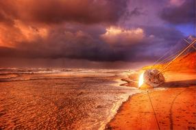 very beautiful Boat Beach