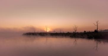 Sunrise pink Landscape