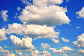 Cloud Sky white bue