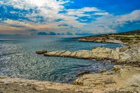 panoramic view of the governor's beach in cyprus