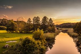 Lake forest Evening