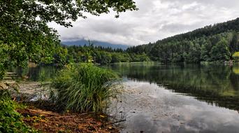 Lake Alps Clouds