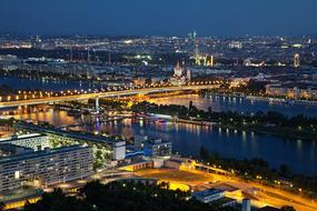 Vienna Evening Night city