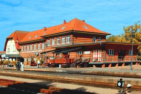 landscape of Railway Station Molli Kuhlungsborn