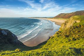 green Beach Coast Ocean