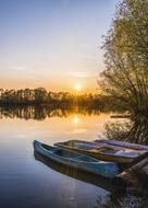 Boats on Lake Water