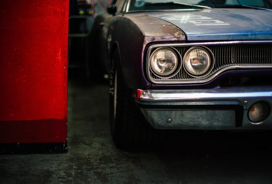 Old Car Headlight