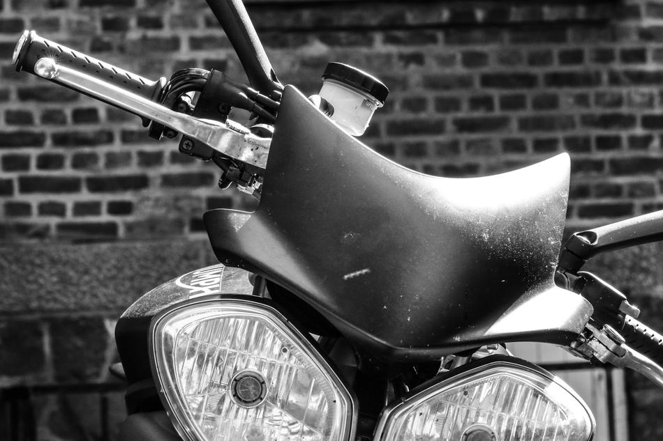 Motorcycle Motorbike Staring Wheel