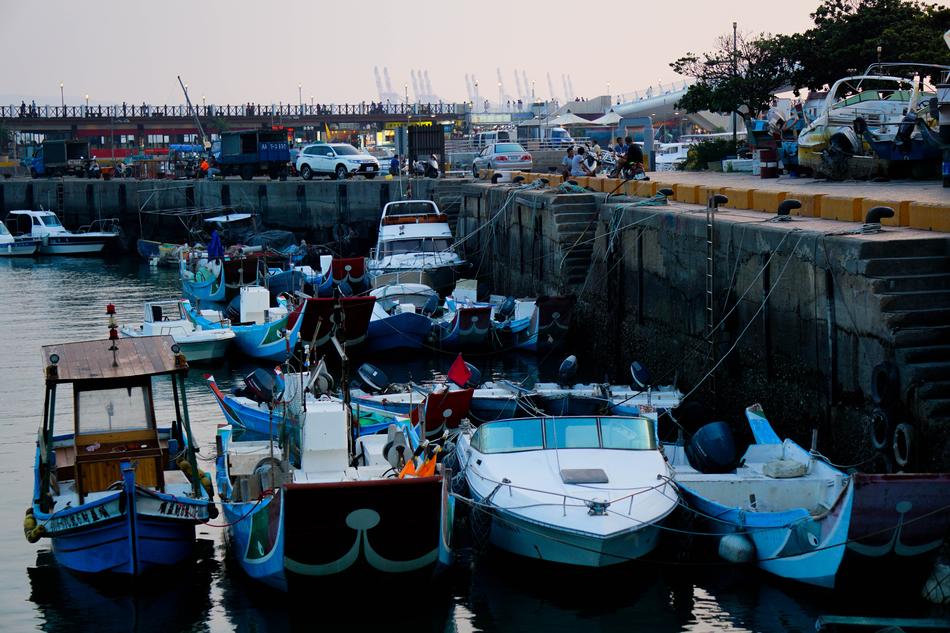 boats near the pier