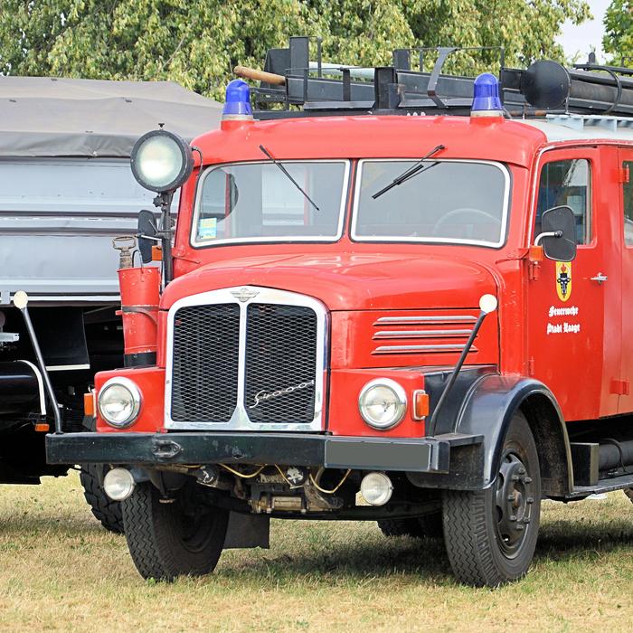 Firefighter Vehicle Fire Truck Old