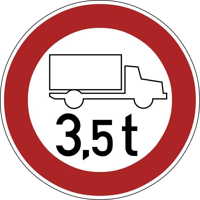 restriction prohibition road sign
