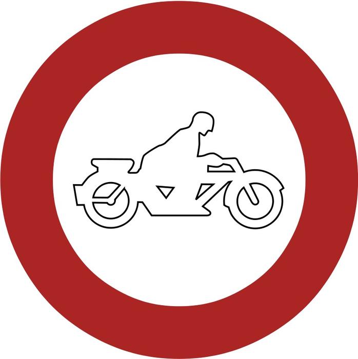 ban on riding a motorcycle