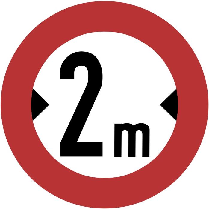 restriction prohibition road sign