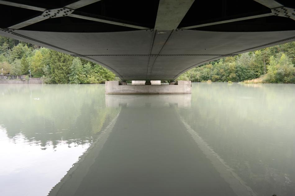 bridge over Banihashemi River Water