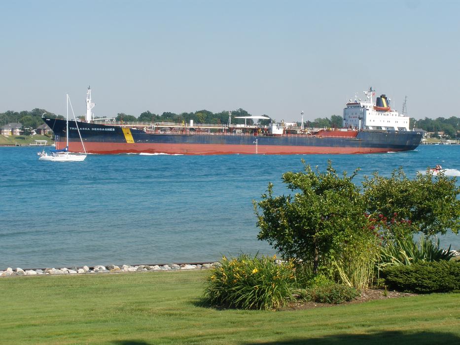 Freighter River Boat
