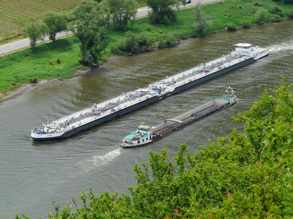aerial view of Shipping Transport