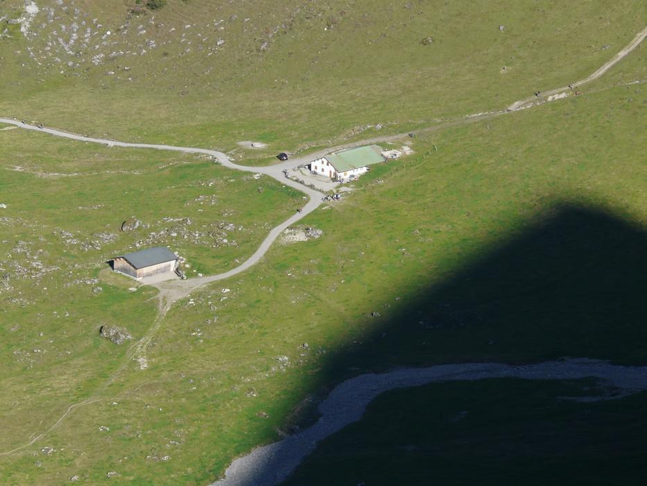 view of the village from the mountain