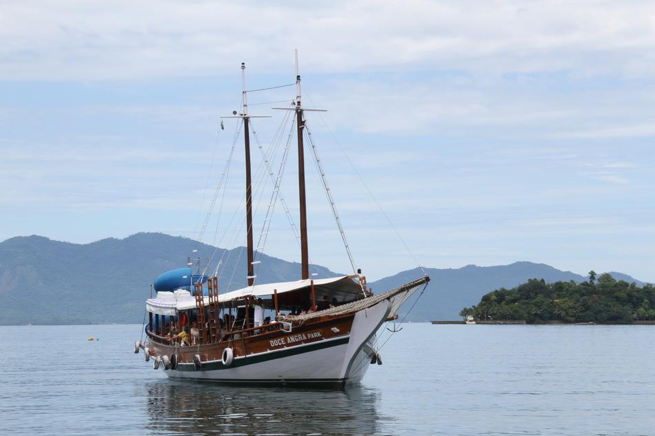 schooner in the bay of Rio De Janeiro