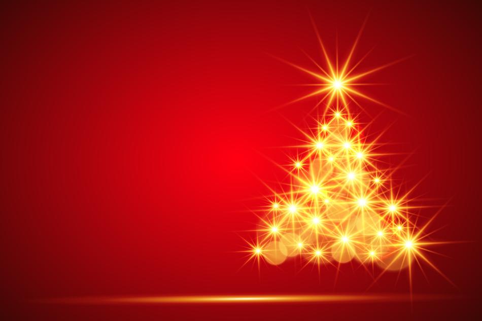 christmas tree as background