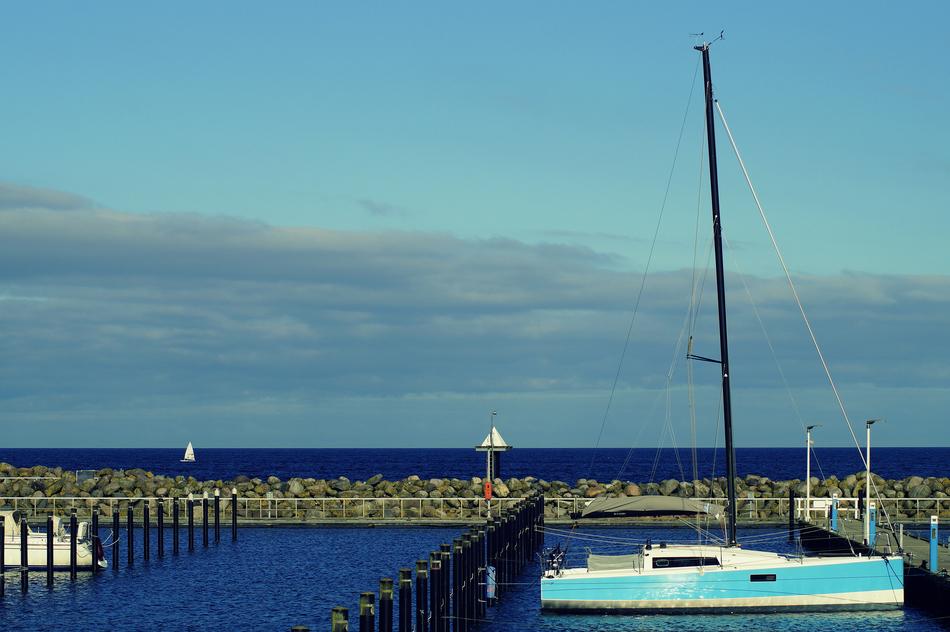 Blautöne Port