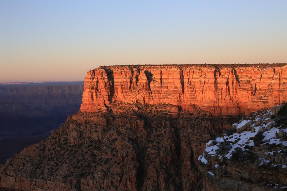 magnificent Grand Canyon landscape with the sunset